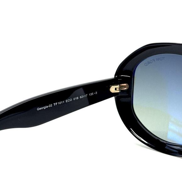 NEW!!! TOM FORD Georgia-02 Sunglasses TF1011 01B Authentic main image 2